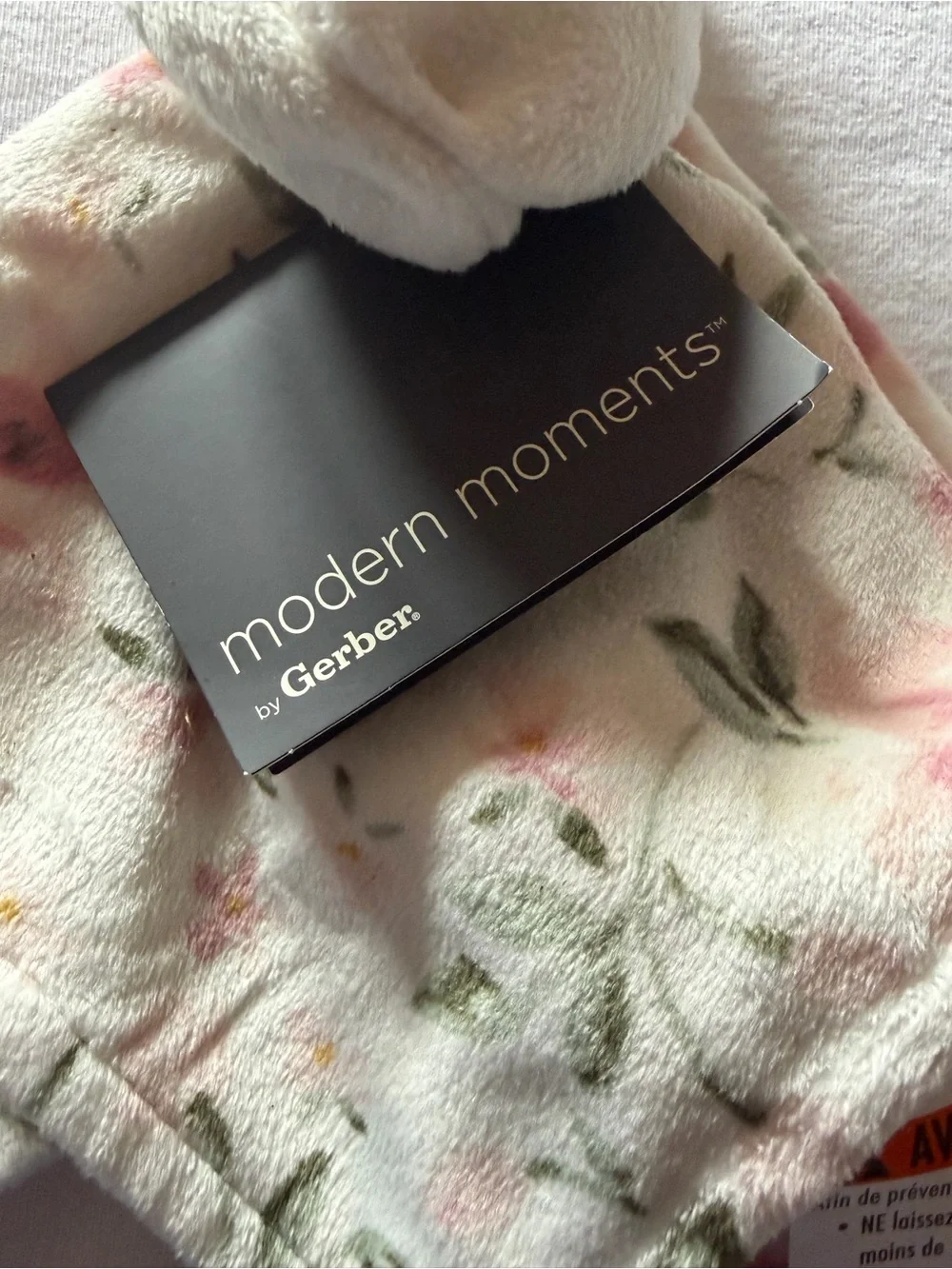 Modern Moments by Gerber Floral Lamb Security Blanket Lovey